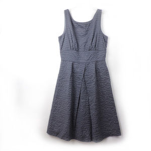 NWT J.Crew Gray deco-dot shift dress Size 0
